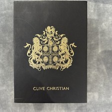 Empty Clive Christian perfume box with magnetic lid