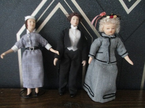 Dolls house victorian butler - ,