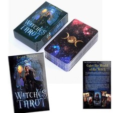 78Pcs Tarot Cards Deck Game Card Divination The Witch Rider Tarot Cards Gifts