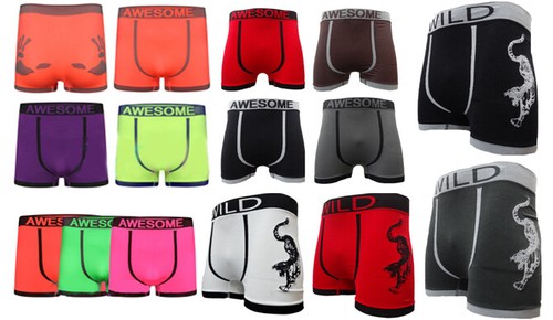 Mens stretch seamless boxer - mens,