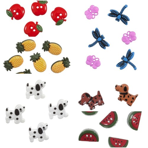 Novelty small craft buttons - buttons,