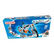 Meccano Multi-Models Builder Set #3501 5-In-1 Mountain Bike for Kids 8+ 147 Pcs