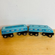 John Crane wooden train and