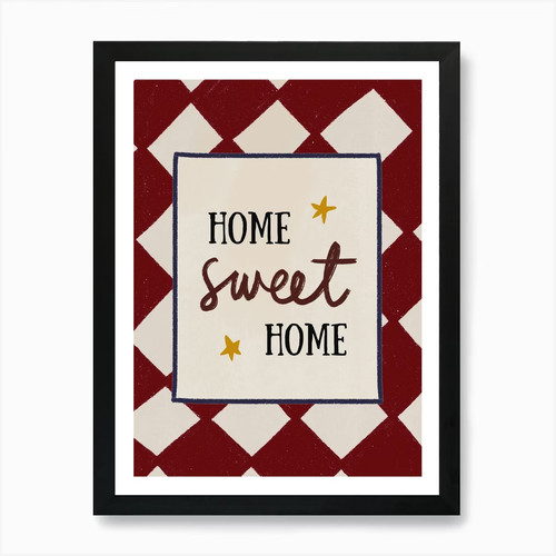 Home sweet art print - 3,