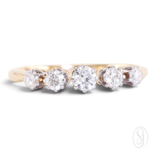 Five forever art deco 18k - &,