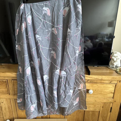 Grey scarf shawl with - grey, scarf/shawl