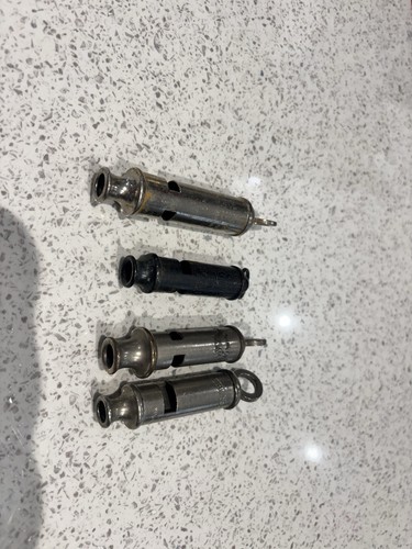 Old whistles boy scouts - old,