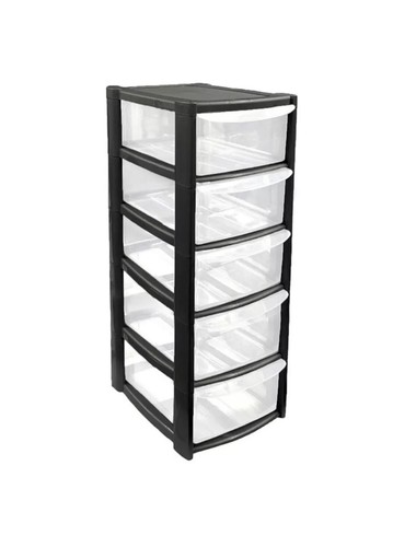 Drawer plastic black - drawer, tower