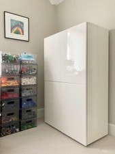 Habitat Aspen White Gloss Solid Sideboard Storage Unit Dining Toys RP£850