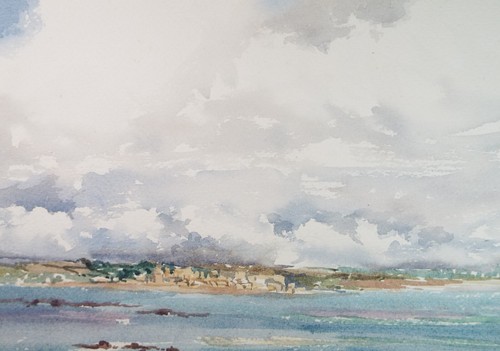 Original watercolour coastal - original, watercolour,