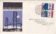 1964 Forth Road Bridge first