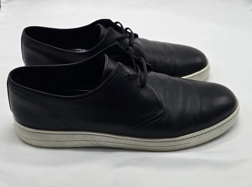 Prada black leather - leather, low-top