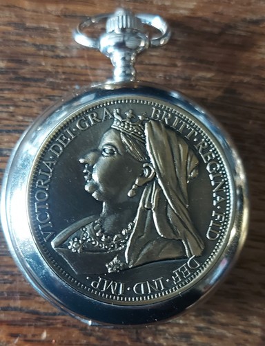 English penny pocket watch - english, nos