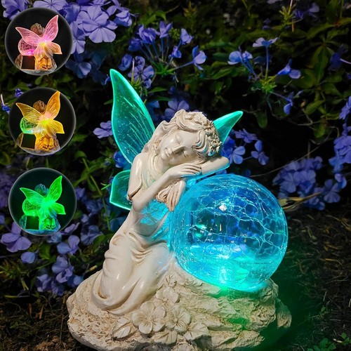 Angel statue with solar - angel,