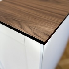 SALE DARK WALNUT Compact Laminate Solid Core Worktop Kitchen Garden Bathroom Bar