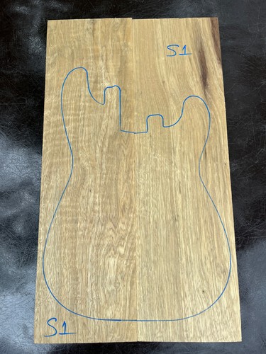 Black limba korina - korina, 2-piece