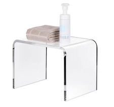 Clear Acrylic Shower Stool