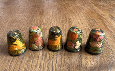 5 Hand Painted  Wooden