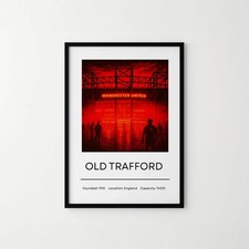 Old Trafford Minimalistic A4