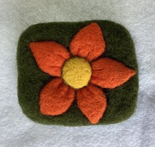 Handmade Needle Felted Flower