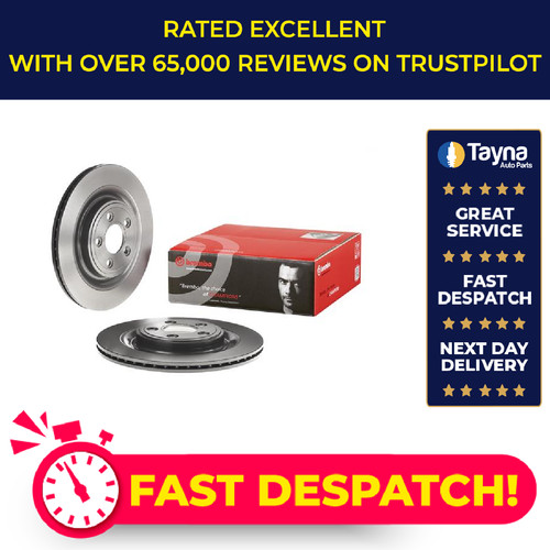 Brake discs pair vented - brake,
