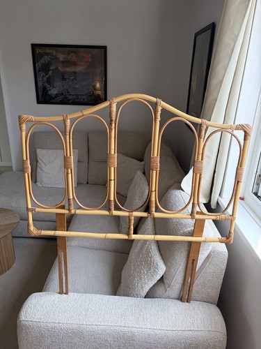 Vintage rattan bamboo - rattan, single