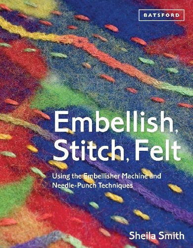Embellish stitch felt - felt:, using