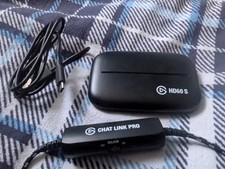 Elgato HD60S Gaming Capture Card With Cable And Chat Link Pro