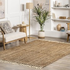 nuLOOM Raleigh Farmhouse Jute