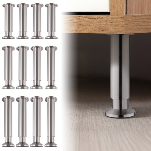 4pc alum table feet bed - alum,