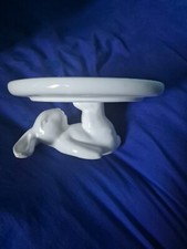 White decorative plate with