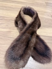 Mink fur collar stole 1940s - mink,