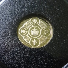 King Charles IIl Coronation Anniversary Solid 1g Gold Coin Proof 