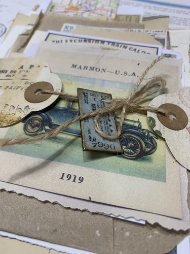 Large junk journal papers - , pack
