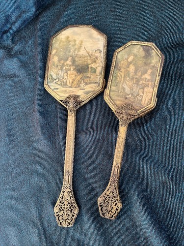 Vintage dressing table brush - vintage,