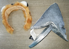 2 boys PLUSH HEADBANDS SHARK