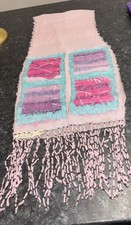 Hand stitched Fully Signed Georgina Von Etzdorf 100% Silk Scarf C1980s Designer