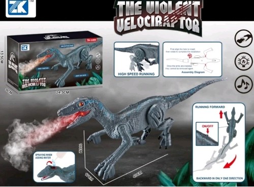 Electric walking velociraptor - walking,