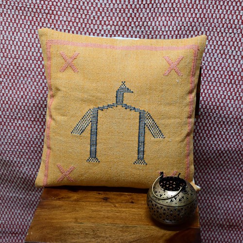Handwoven sabra pillow cover - handwoven,