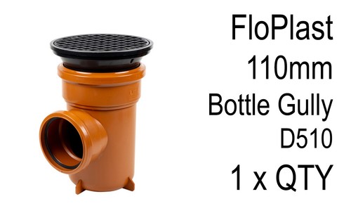 Floplast 110mm bottle gully - floplast,