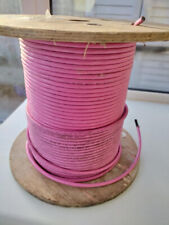 Cat 6 23AWG 550MHz pink ethernet networking cable 95M (100M) on wooden Drum