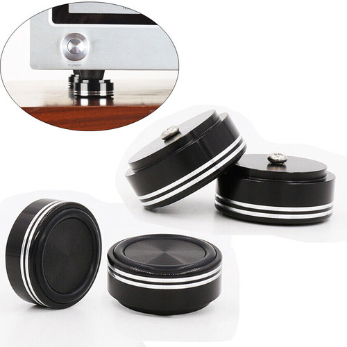 4pcs aluminum alloy hifi - aluminum,