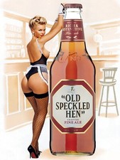 Old Speckled Hen Pin Up, retro