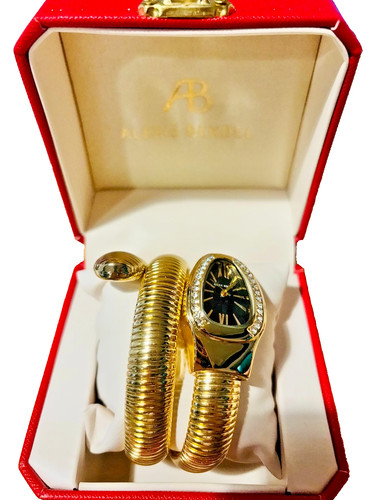 Alexis bendal snake wrap gold - snake,