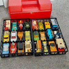 Matchbox Superfast Rare Red Carrycase With 24 VNM To Mint Cars See Images Used