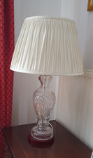 galway glass lamp and shade