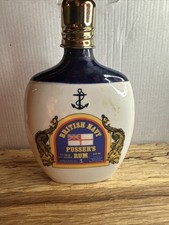 Pusser's British Navy Rum .mini 20ml Bottle Cork In But Most Seems To have Gone