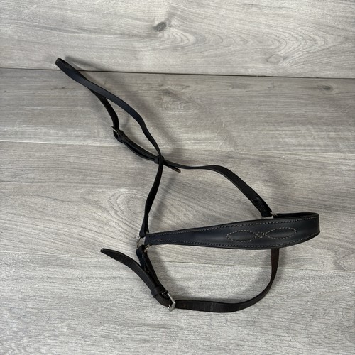 Drop noseband black english - noseband,