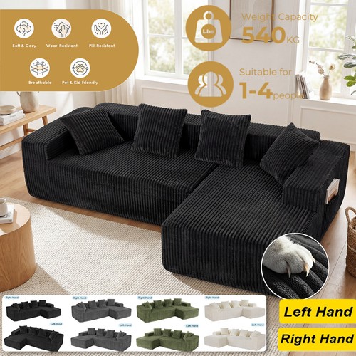 Jumbo cord shaped corner - l-shaped,