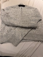 Grey Pearl  Detail Knitted